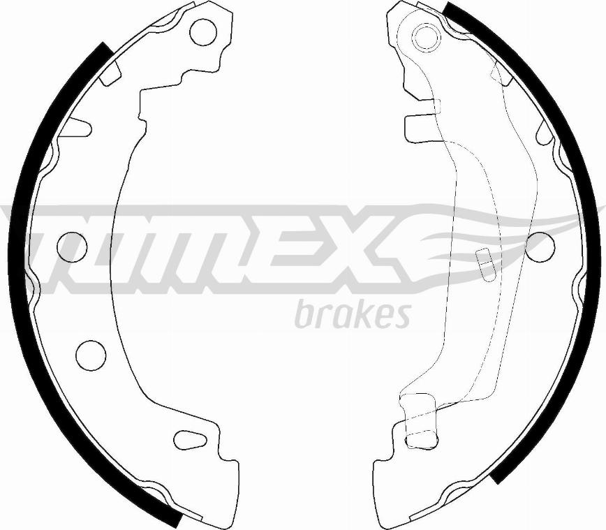 TOMEX brakes TX 20-43 - Kit ganasce freno autozon.pro