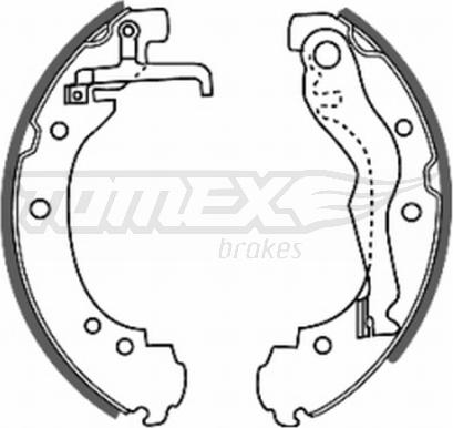 TOMEX brakes TX 20-47 - Kit ganasce freno autozon.pro