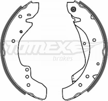 TOMEX brakes TX 20-59 - Kit ganasce freno autozon.pro