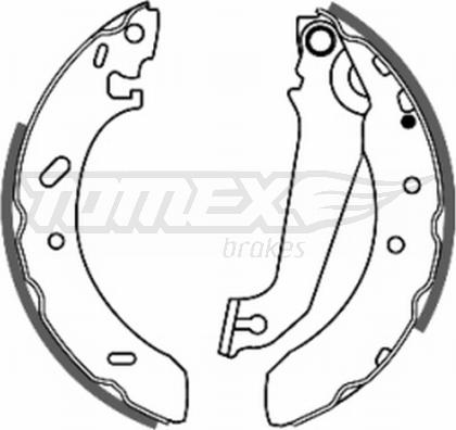 TOMEX brakes TX 20-54 - Kit ganasce freno autozon.pro