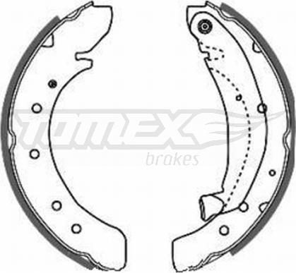 TOMEX brakes TX 20-50 - Kit ganasce freno autozon.pro