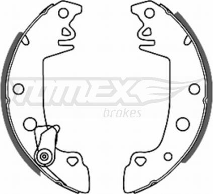 TOMEX brakes TX 20-68 - Kit ganasce freno autozon.pro