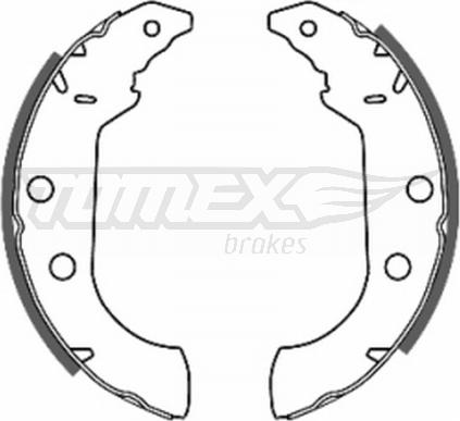 TOMEX brakes TX 20-67 - Kit ganasce freno autozon.pro