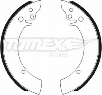 TOMEX brakes TX 20-04 - Kit ganasce freno autozon.pro