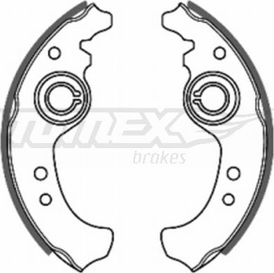 TOMEX brakes TX 20-01 - Kit ganasce freno autozon.pro