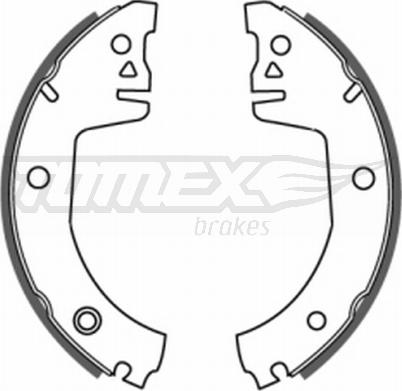 TOMEX brakes TX 20-08 - Kit ganasce freno autozon.pro