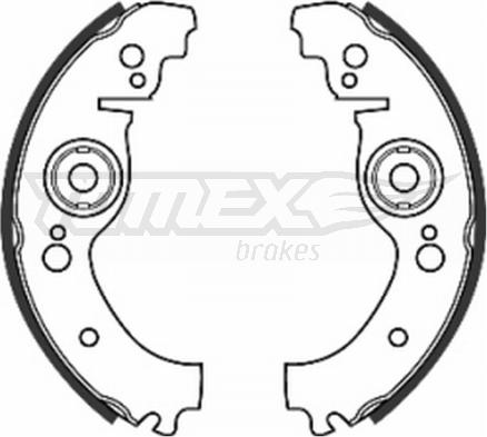 TOMEX brakes TX 20-10 - Kit ganasce freno autozon.pro