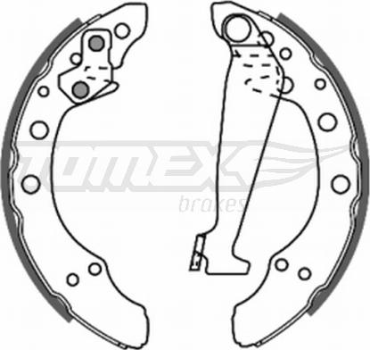 TOMEX brakes TX 20-86 - Kit ganasce freno autozon.pro