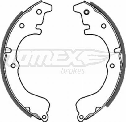 TOMEX brakes TX 20-39 - Kit ganasce freno autozon.pro