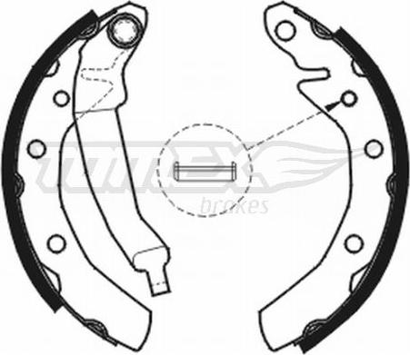 TOMEX brakes TX 20-31 - Kit ganasce freno autozon.pro