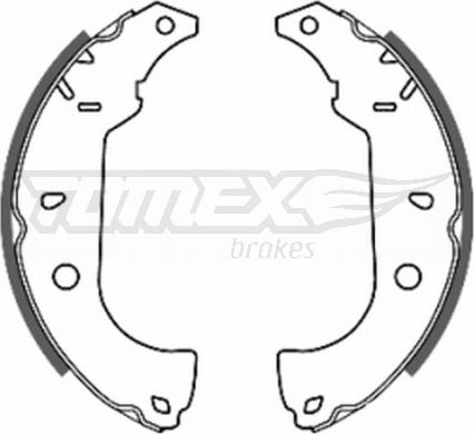 TOMEX brakes TX 20-26 - Kit ganasce freno autozon.pro