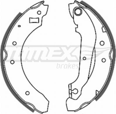 TOMEX brakes TX 20-21 - Kit ganasce freno autozon.pro