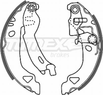 TOMEX brakes TX 20-28 - Kit ganasce freno autozon.pro