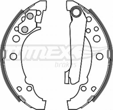 TOMEX brakes TX 20-23 - Kit ganasce freno autozon.pro