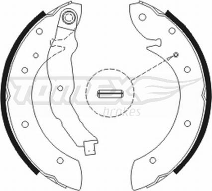 TOMEX brakes TX 20-79 - Kit ganasce freno autozon.pro