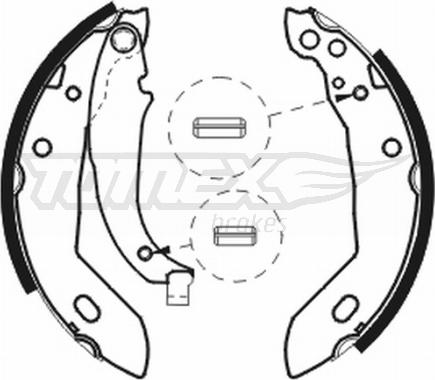 TOMEX brakes TX 20-74 - Kit ganasce freno autozon.pro