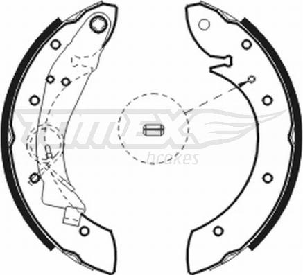 TOMEX brakes TX 20-75 - Kit ganasce freno autozon.pro