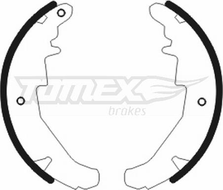 TOMEX brakes TX 20-76 - Kit ganasce freno autozon.pro