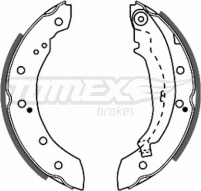 TOMEX brakes TX 20-72 - Kit ganasce freno autozon.pro