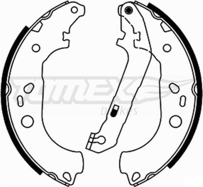 TOMEX brakes TX 21-95 - Kit ganasce freno autozon.pro