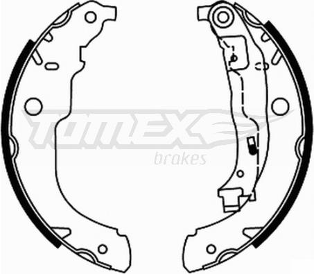 TOMEX brakes TX 21-96 - Kit ganasce freno autozon.pro