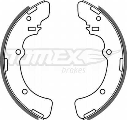 TOMEX brakes TX 21-45 - Kit ganasce freno autozon.pro