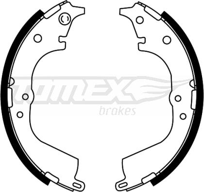 TOMEX brakes TX 21-55 - Kit ganasce freno autozon.pro