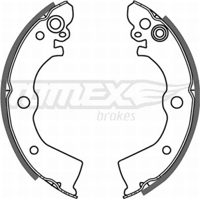 TOMEX brakes TX 21-50 - Kit ganasce freno autozon.pro