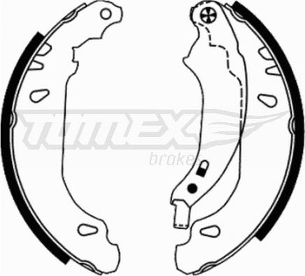 TOMEX brakes TX 21-65 - Kit ganasce freno autozon.pro