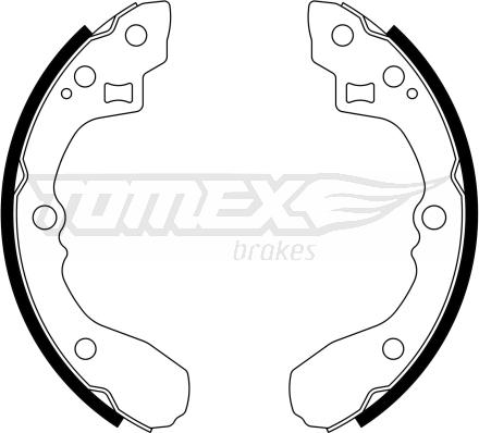 TOMEX brakes TX 21-63 - Kit ganasce freno autozon.pro