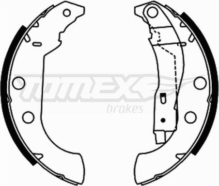 TOMEX brakes TX 21-67 - Kit ganasce freno autozon.pro