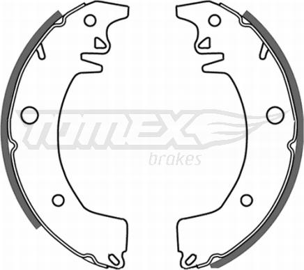 TOMEX brakes TX 21-03 - Kit ganasce freno autozon.pro