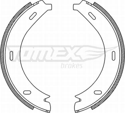 TOMEX brakes TX 21-19 - Kit ganasce freno autozon.pro