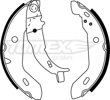 TOMEX brakes TX 21-16 - Kit ganasce freno autozon.pro