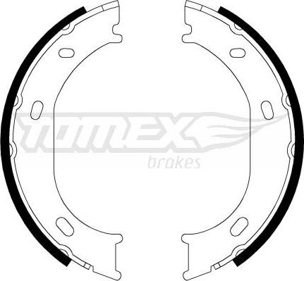 TOMEX brakes TX 21-17 - Kit ganasce freno autozon.pro