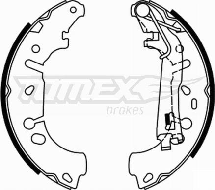 TOMEX brakes TX 21-85 - Kit ganasce freno autozon.pro