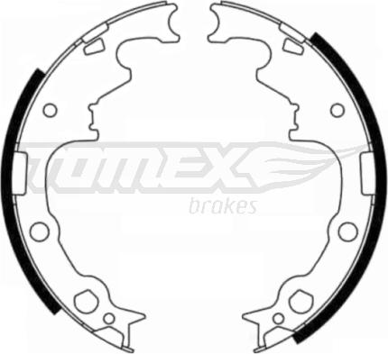 TOMEX brakes TX 21-80 - Kit ganasce freno autozon.pro