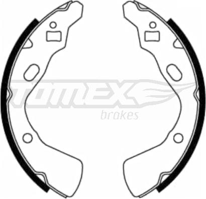 TOMEX brakes TX 21-83 - Kit ganasce freno autozon.pro