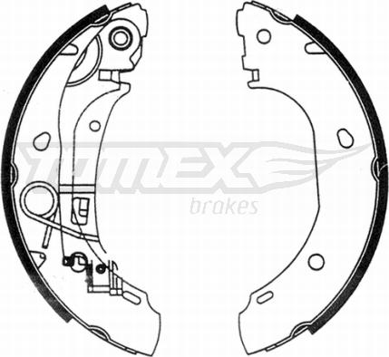 TOMEX brakes TX 21-31 - Kit ganasce freno autozon.pro