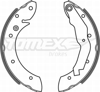 TOMEX brakes TX 21-33 - Kit ganasce freno autozon.pro