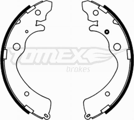 TOMEX brakes TX 21-74 - Kit ganasce freno autozon.pro