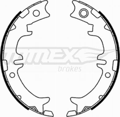 TOMEX brakes TX 21-76 - Kit ganasce freno autozon.pro