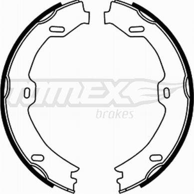 TOMEX brakes TX 21-72 - Kit ganasce freno autozon.pro