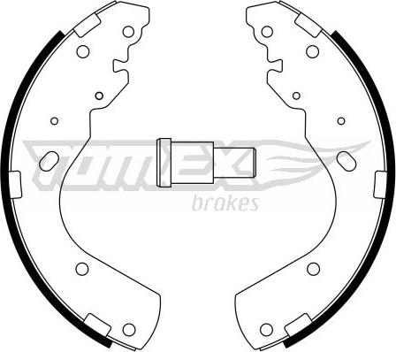 TOMEX brakes TX 23-44 - Kit ganasce freno autozon.pro