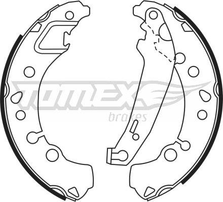 TOMEX brakes TX 23-45 - Kit ganasce freno autozon.pro