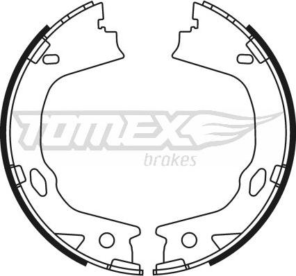 TOMEX brakes TX 23-47 - Kit ganasce freno autozon.pro