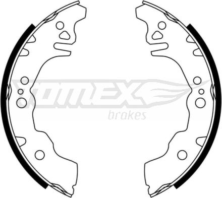 TOMEX brakes TX 23-08 - Kit ganasce freno autozon.pro