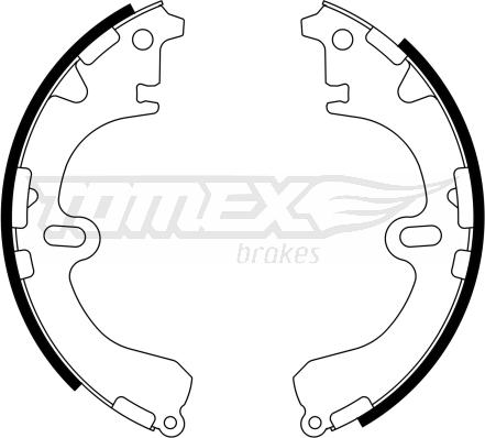 TOMEX brakes TX 23-34 - Kit ganasce freno autozon.pro