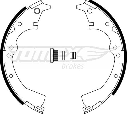 TOMEX brakes TX 23-36 - Kit ganasce freno autozon.pro