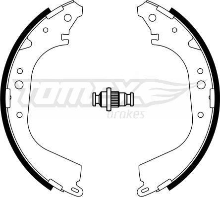 TOMEX brakes TX 23-30 - Kit ganasce freno autozon.pro